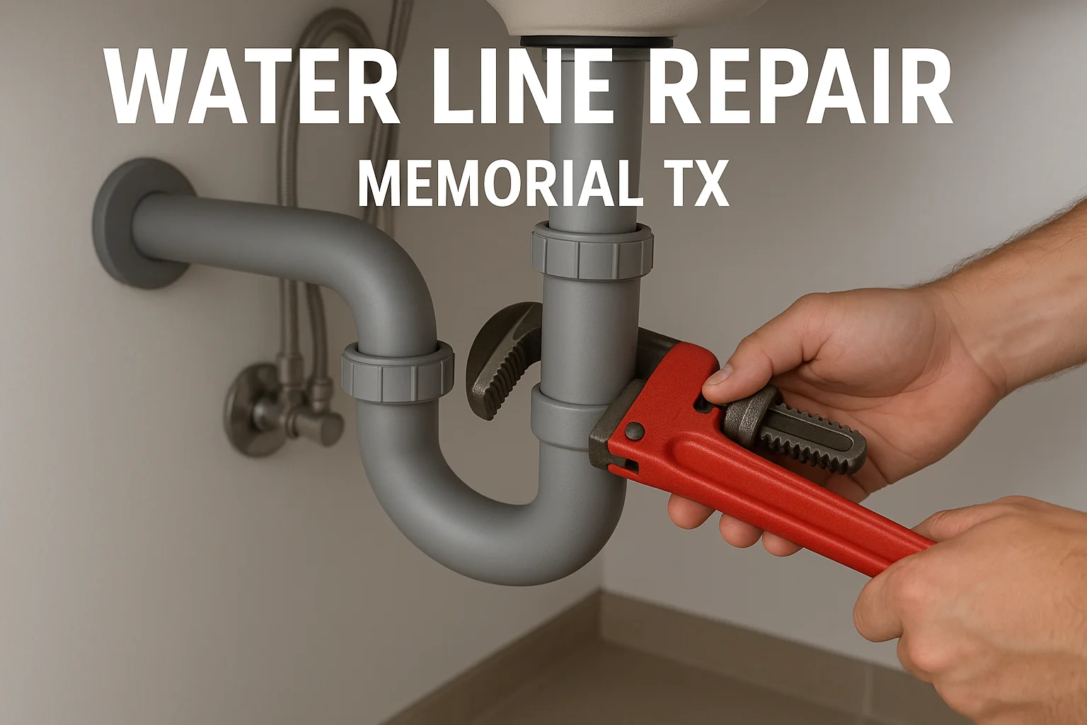 Water line repair in Memorial TX