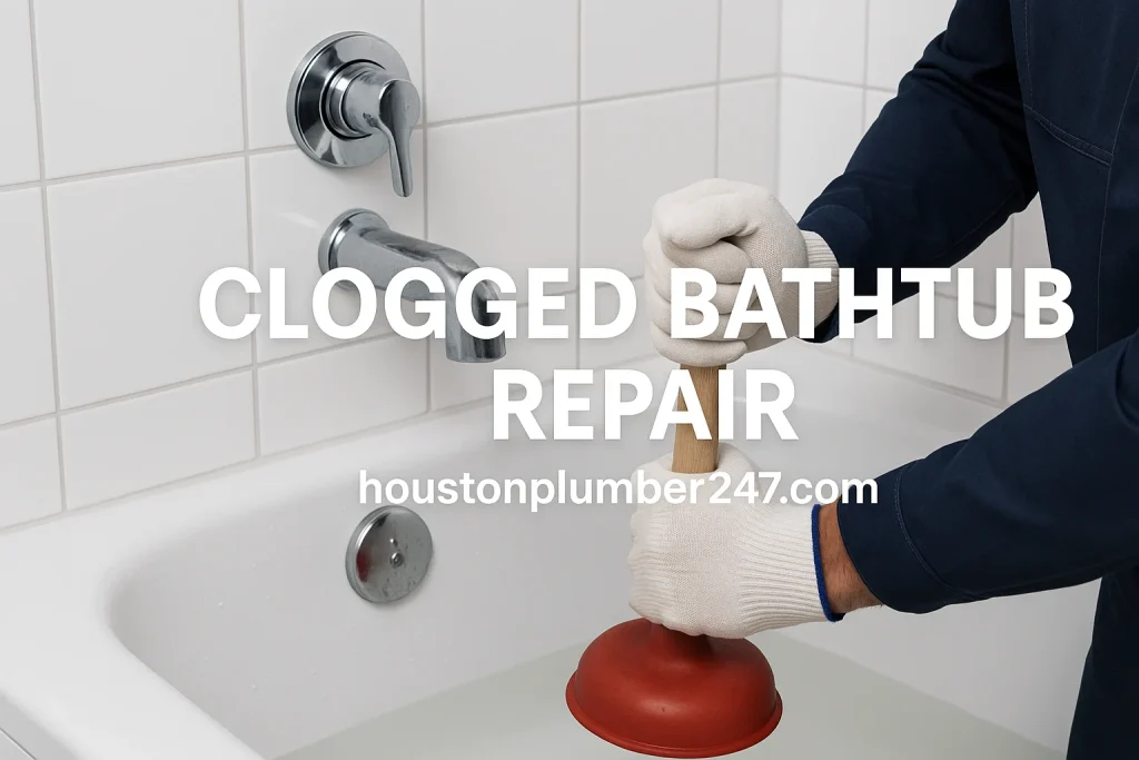 Clogged Bathtub Repair In Houston
