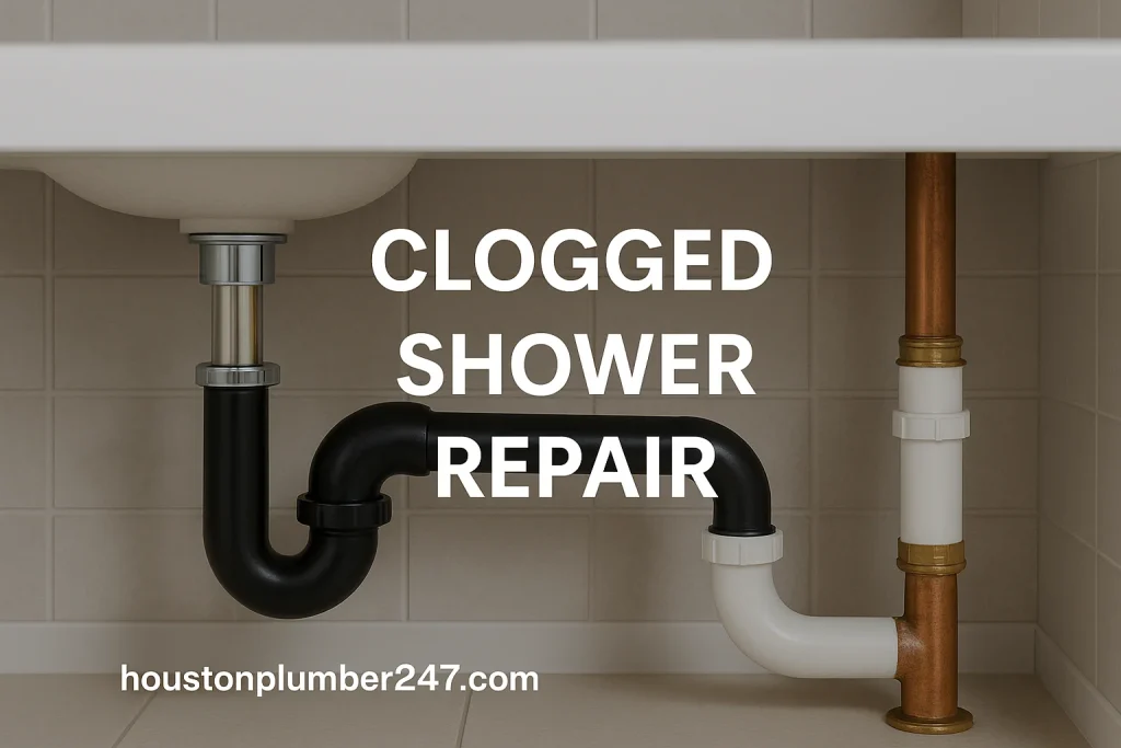 Clogged Shower Repair​ In Houston