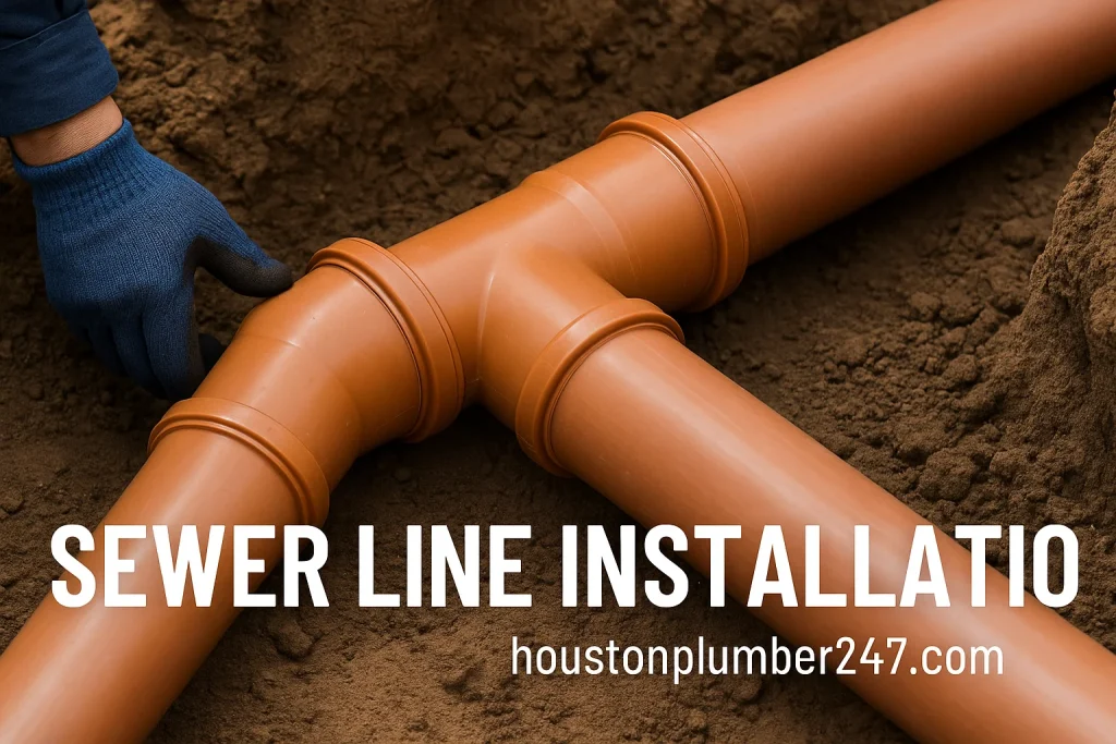 Sewer Line Installation in Houston