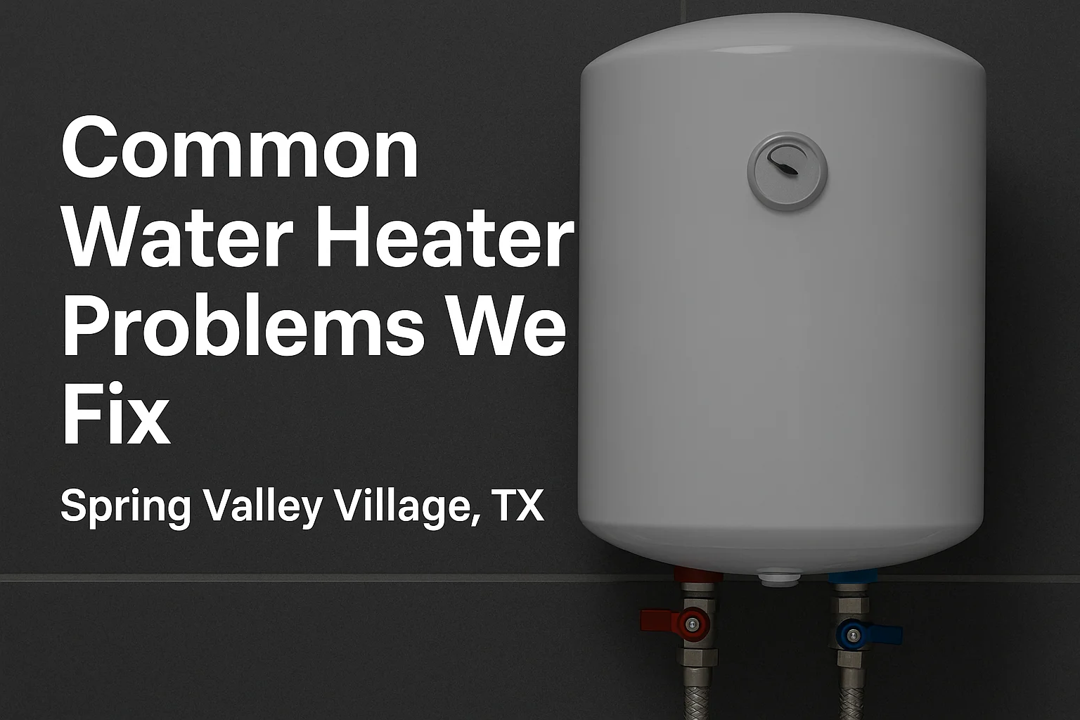 Common water heater problems we fix in Spring Valley Village TX