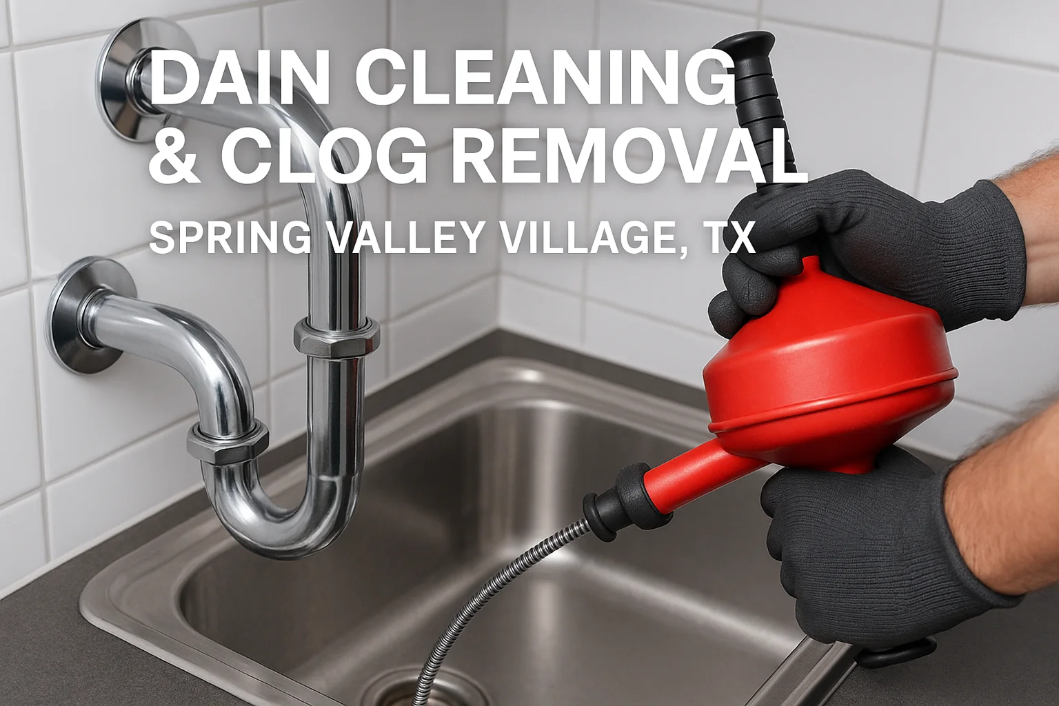 Drain cleaning and clog removal in Spring Valley Village TX