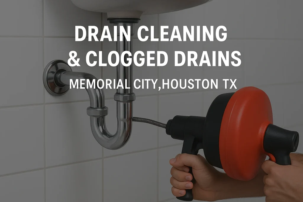 Drain cleaning and clogged drains in Memorial City in Houston