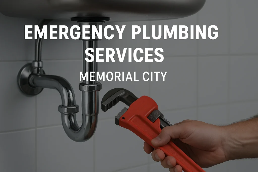 Emergency plumbing services Memorial City in Houston