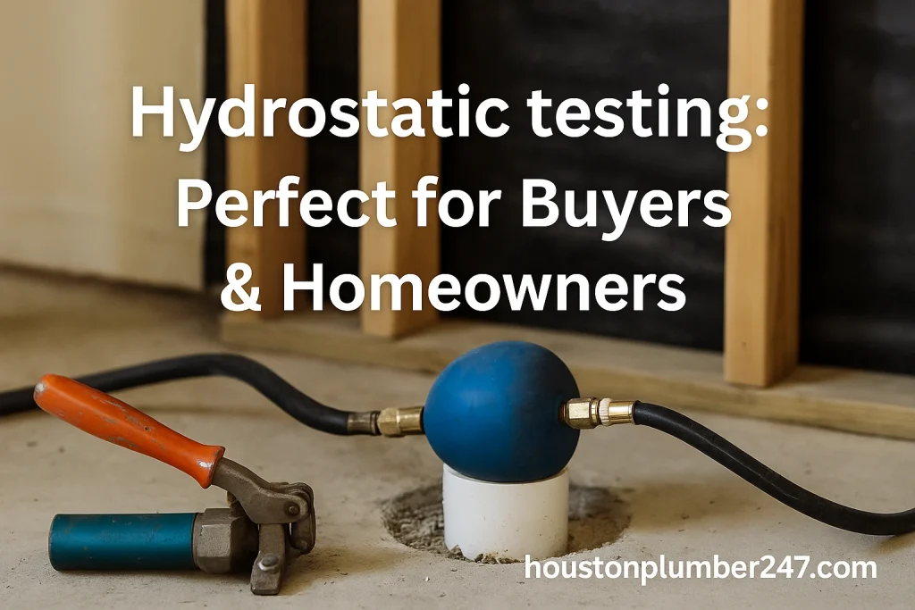 ydrostatic testing perfect for buyers and homeowners in Houston