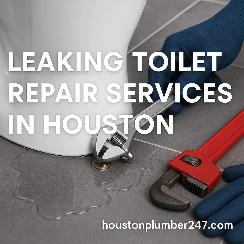 Leaking toilet repair services in Houston