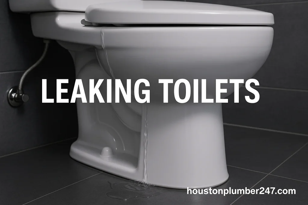 Leaking toilets in Houston