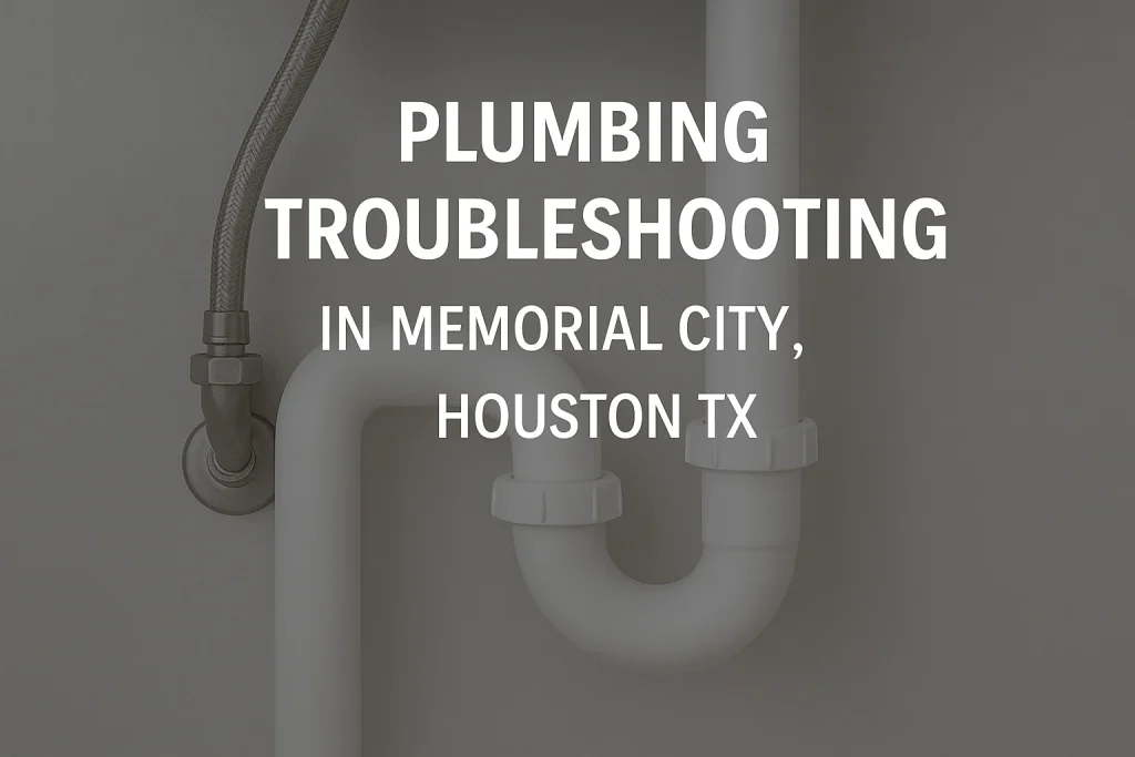 Plumbing troubleshooting in Memorial City in Houston