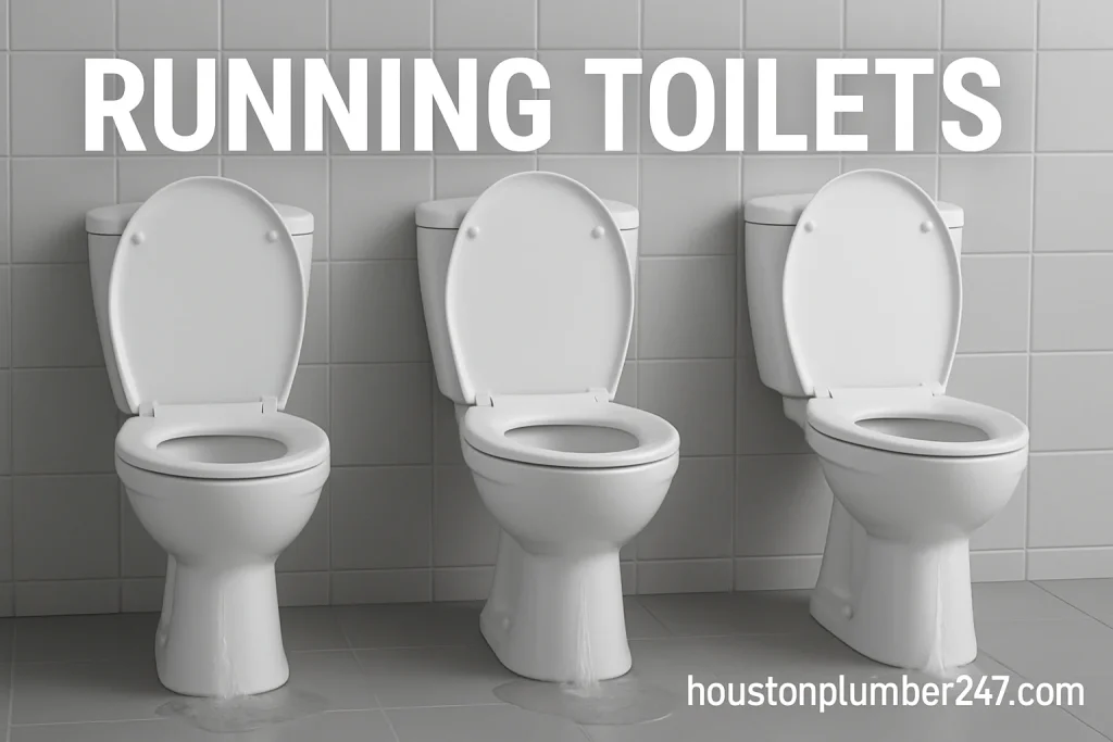 Running toilets in Houston