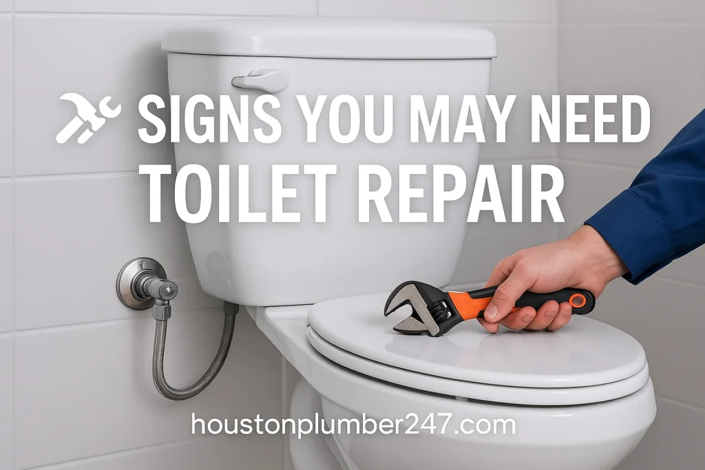 Signs you may need toilet repair in Houston