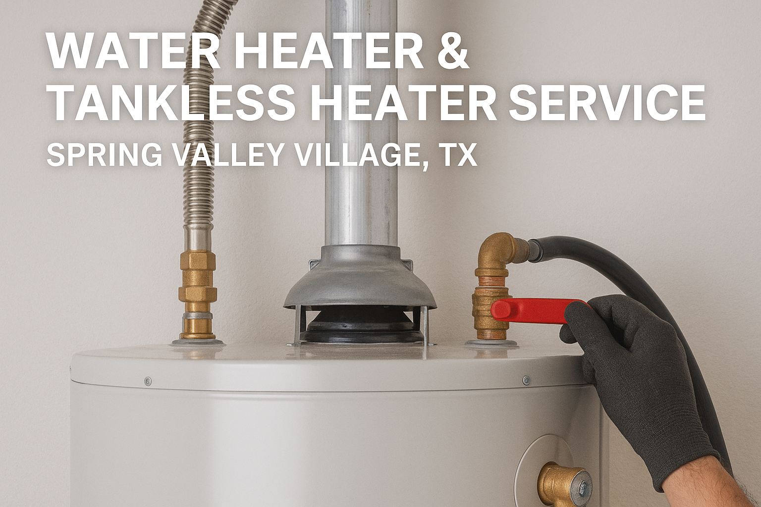Water heater and tankless heater service in Spring Valley Village TX