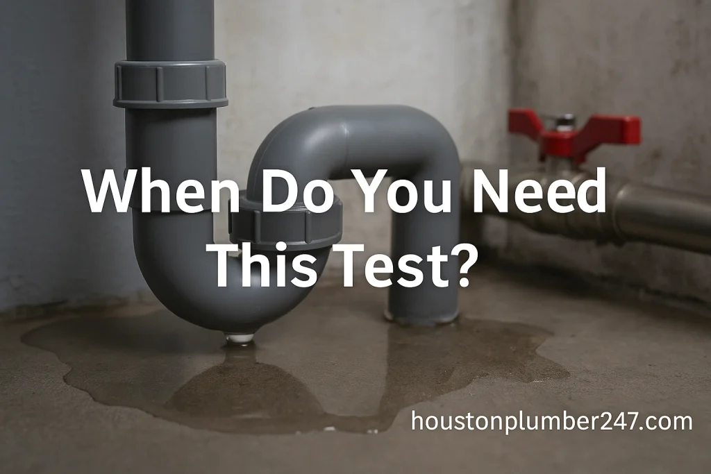 When do you need this test hydrostatic testing in Houston