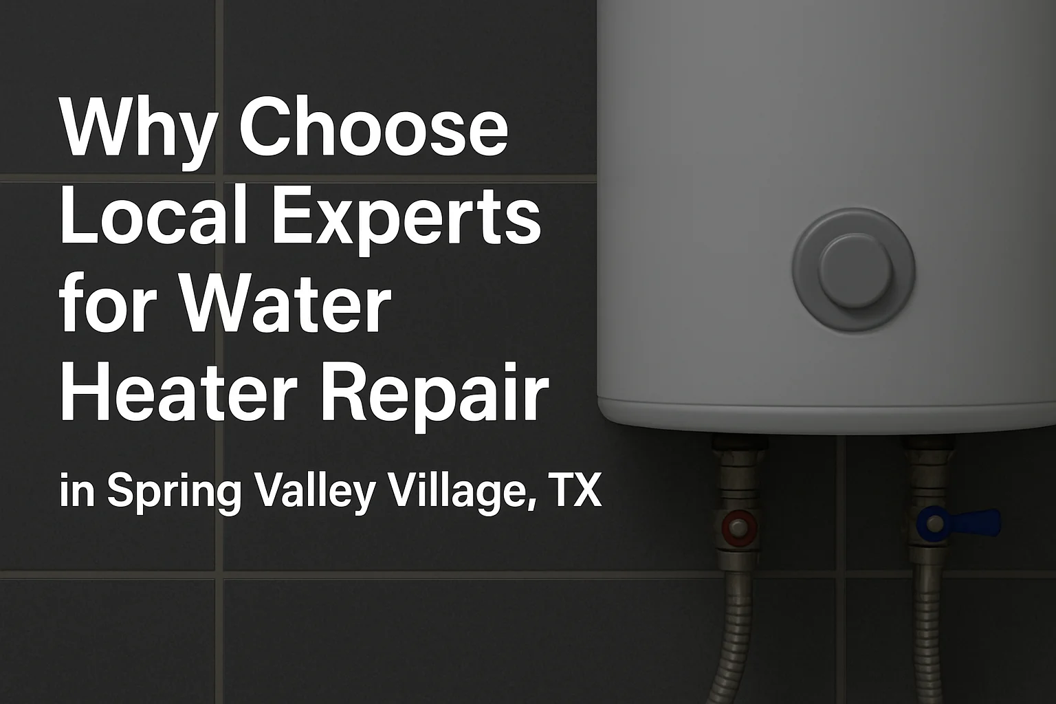 Why choose local experts for water heater repair in Spring Valley Village TX