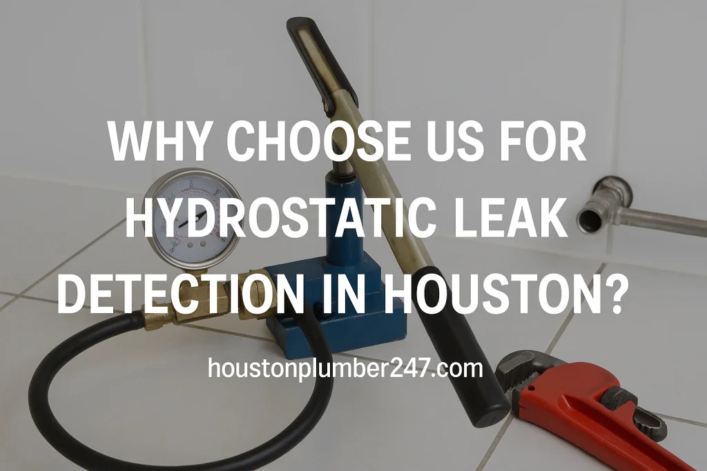 Why choose us for hydrostatic leak detection in Houston