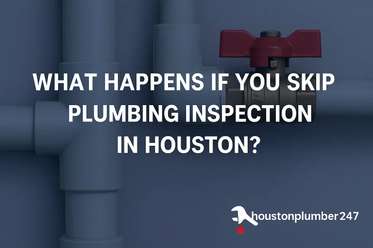 What Happens If You Skip a Plumbing Inspection in Houston?