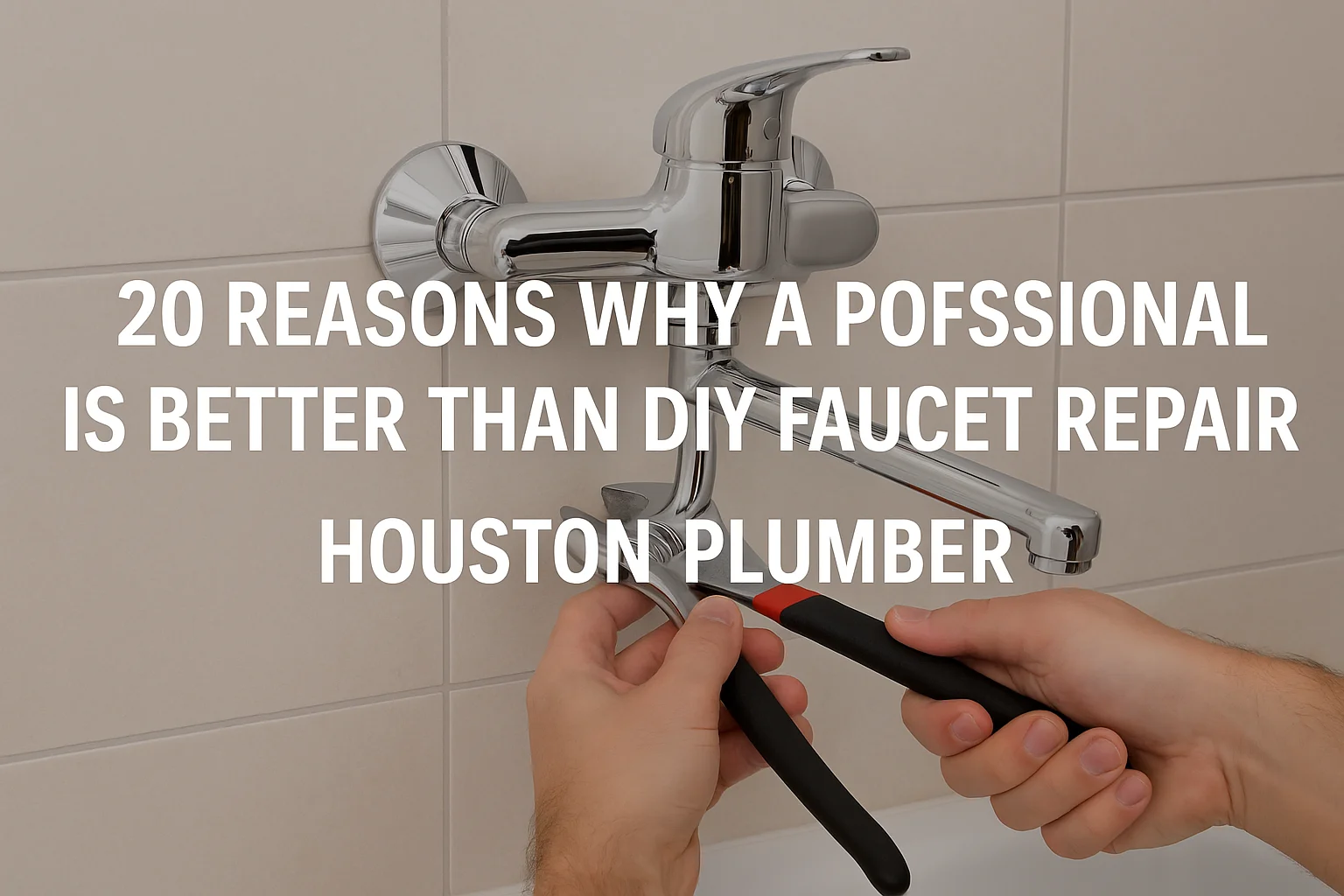 20 Reasons Why a Professional Is Better Than DIY Faucet Repair - Houston Plumber